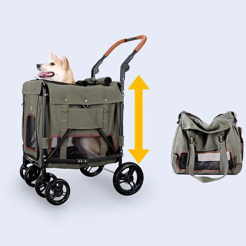 Outdoor Carrier Pet Trolley Case Lightweight Transporter Professional Carrier for Cats Durable Conveyors and Travel Products