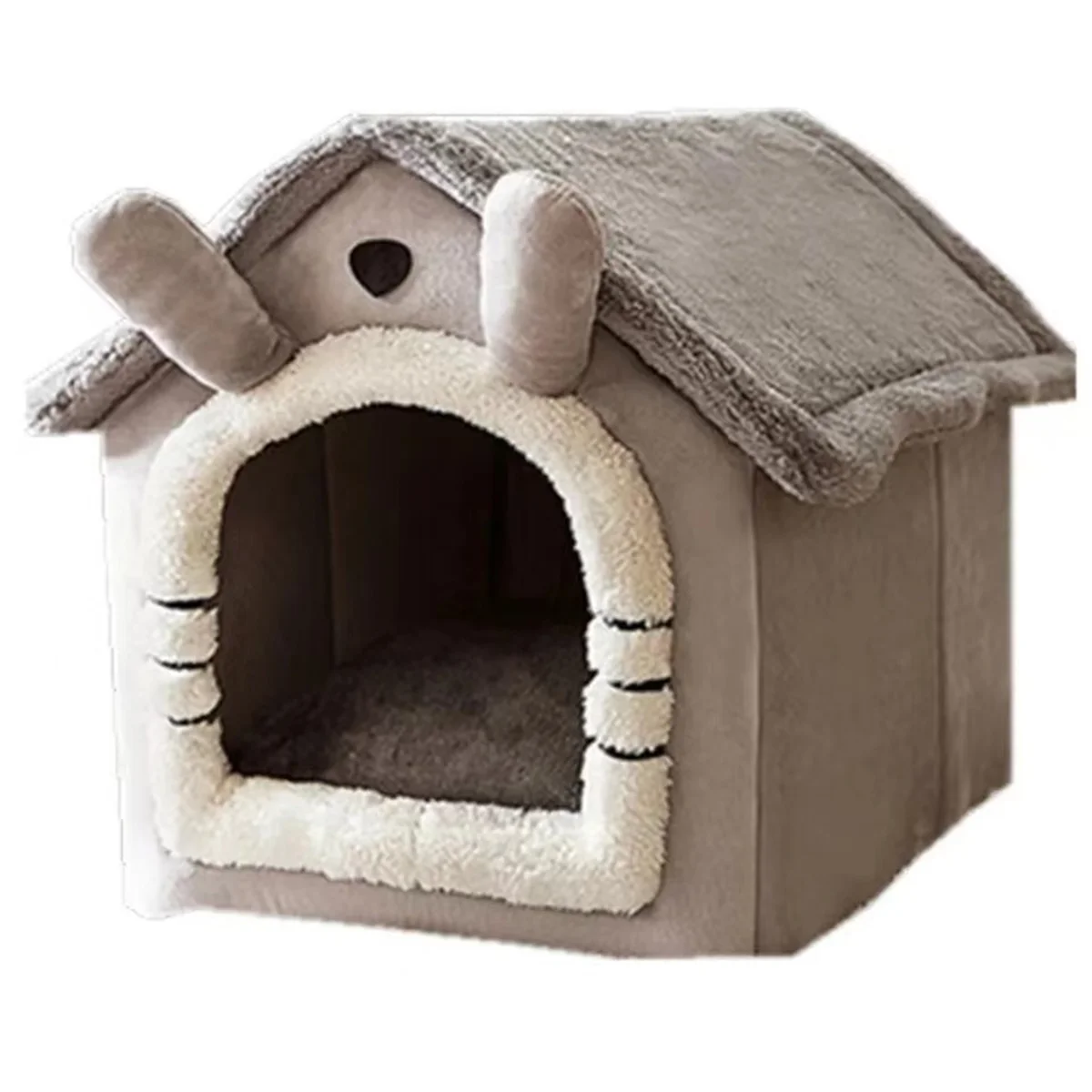 Cat/Dog Bed Removableand Washable Foldable Pet Sleepping Bed Cat House Kennel for Dog House Indoor Cat Nest
