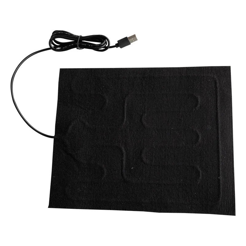 USB Heating Film Warm Folding Heated Sheet Waterproof Car Seat Mat Cushion Pet Reptile Winter Warm Climbing Heating Pads