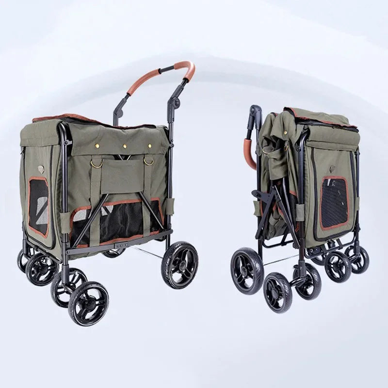 Outdoor Carrier Pet Trolley Case Lightweight Transporter Professional Carrier for Cats Durable Conveyors and Travel Products