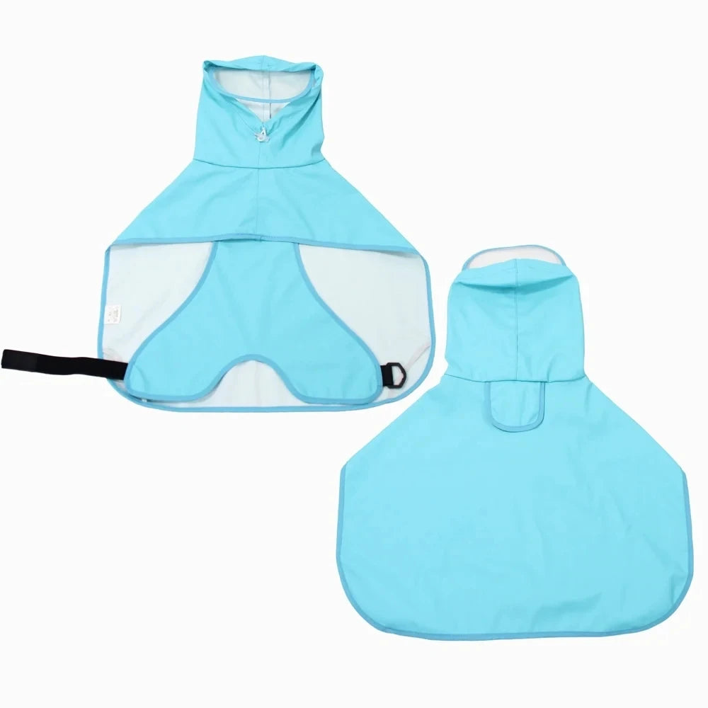Pet Raincoat Hooded Waterproof Jacket Soft Outdoor Clothes For Large Medium Small Dogs Raincoat Pets Raincoat with Leash HolePet