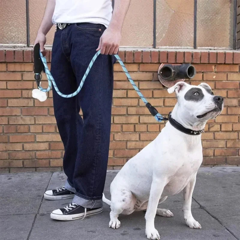 Strong Dog Leash Pet Leashes Reflective Leash For Big Small Medium Dog Leash Drag Pull Tow Golden Retriever