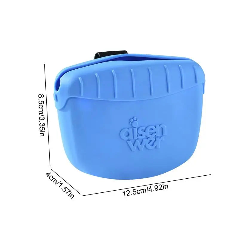 Dog Treat Pouch Pet Treat Pouch For Dog Training Dog Treat Training Pouch Walking Bag Snack Carrier With Waist Belt Clip For Dog