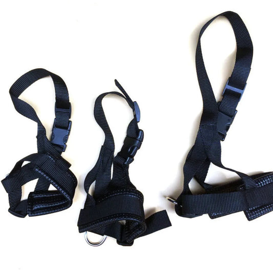 Nylon Safe Anti-biting Adjustable Gentle Anti Barking Dog Muzzle Pet Mouth Mask Collar Muzzle Halter Leash