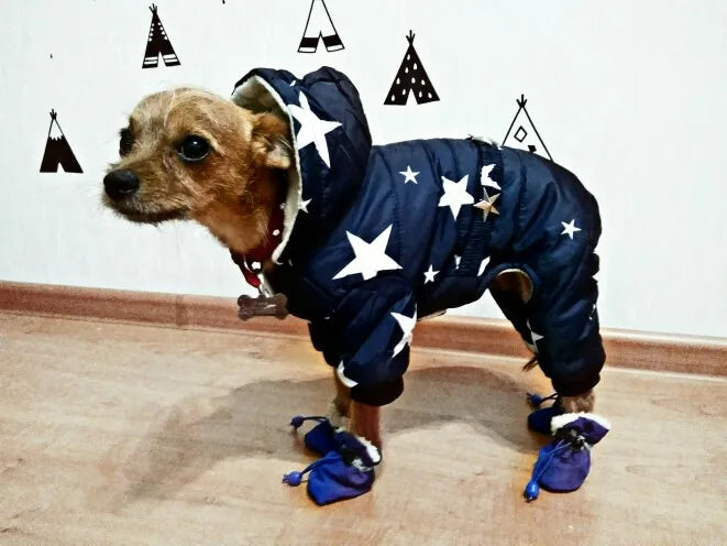 Pets Dog Clothes - Cotton Winter Warm Thicken Hoodie for Puppies