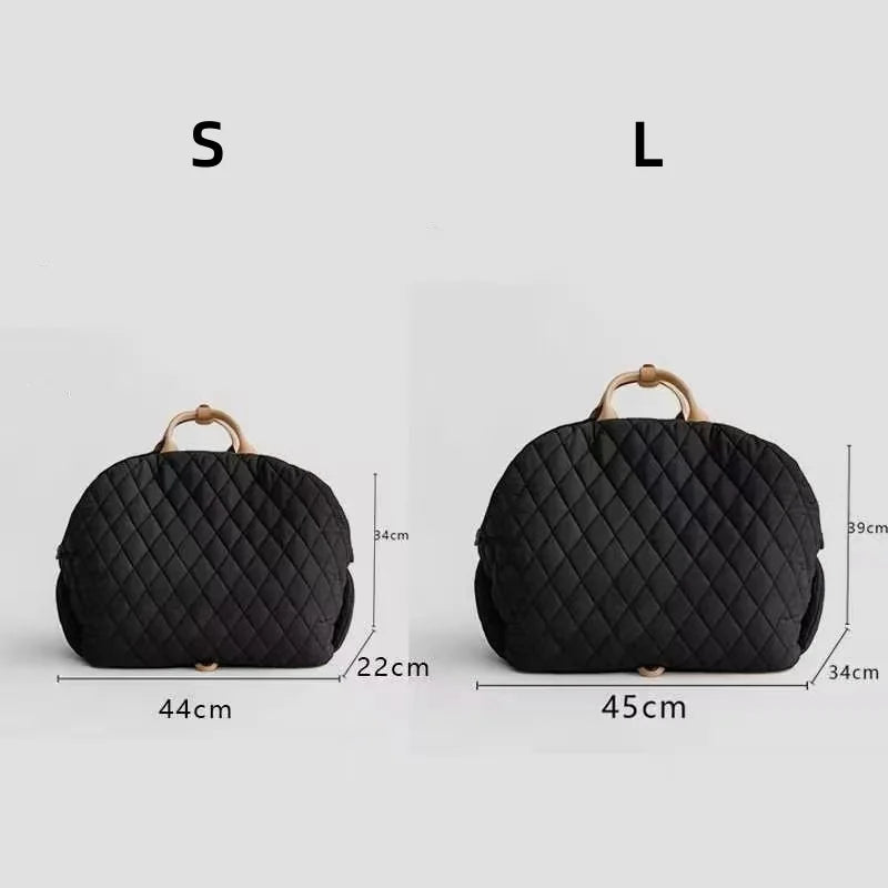 Dog Carrier Handbag Luxury Car Seat Pet Travel Bed for Small Dogs Cat Portable Washable Puppy Carrier Tote Safety Pet Bag