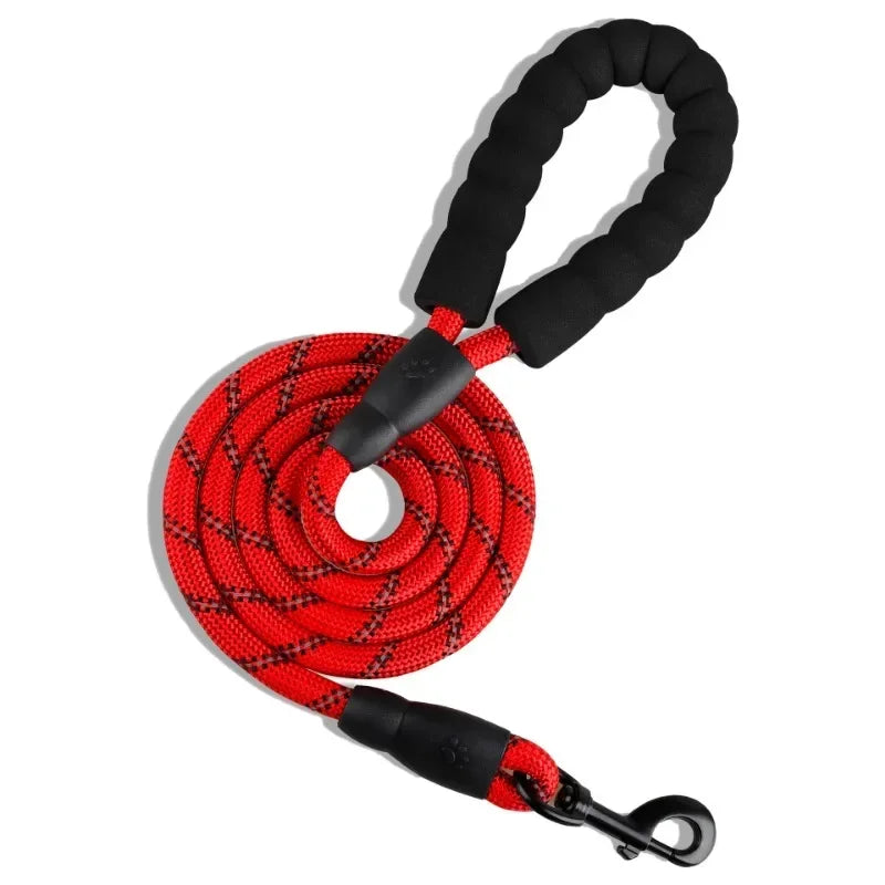 Strong Dog Leash Pet Leashes Reflective Leash For Big Small Medium Dog Leash Drag Pull Tow Golden Retriever