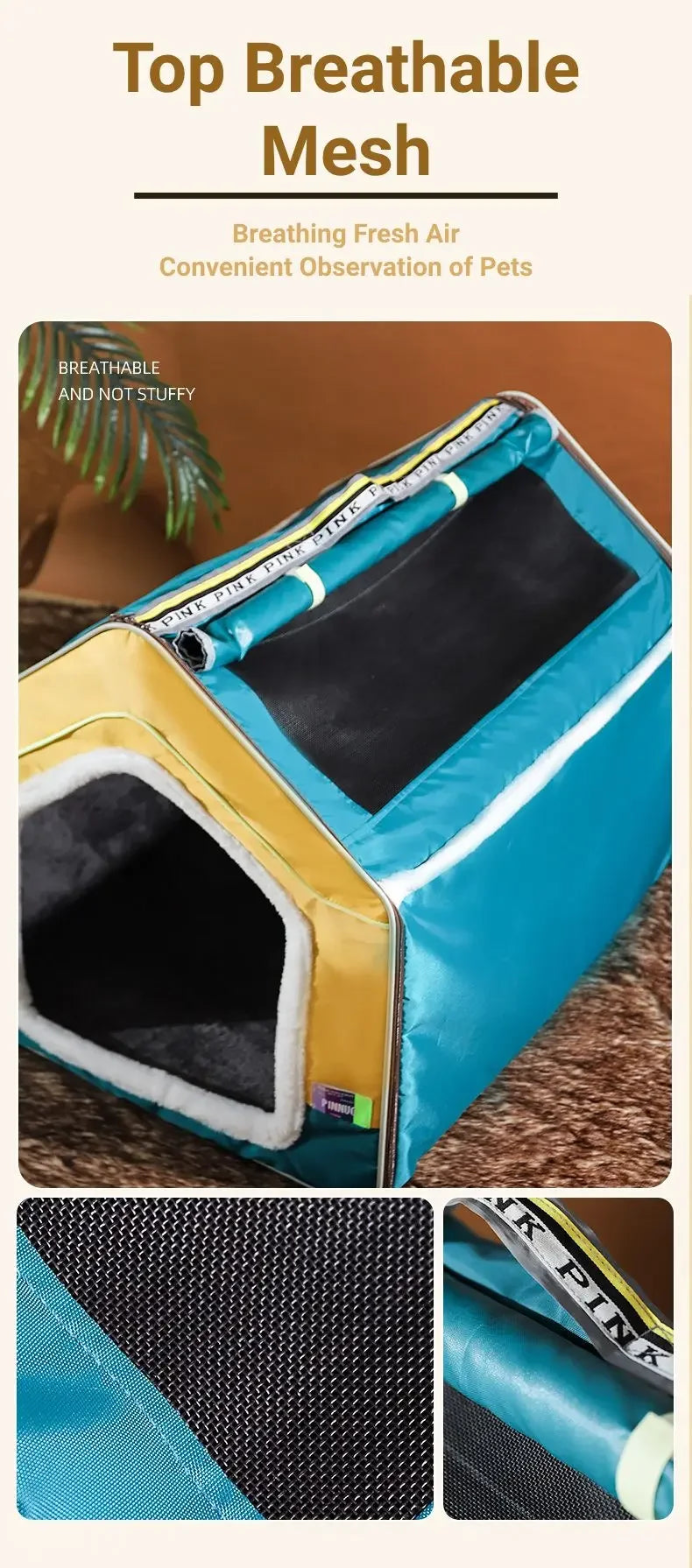 Pet Dog Tent Cat Bed House Portable Large Dog Tents Houses Washable Pet Houses Foldable Cages