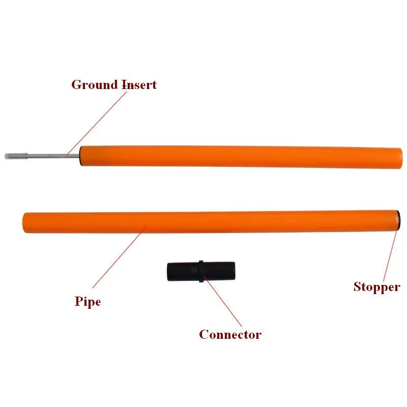 Pet Dog Agility Equipment Set Kit Obstacle Training Kit Dog Agility Rods Jump Running Hurdle 7pcs Poles 60cm Dia Tunnel Trainer