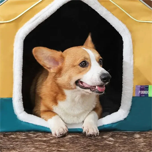 Pet Dog Tent Cat Bed House Portable Large Dog Tents Houses Washable Pet Houses Foldable Cages
