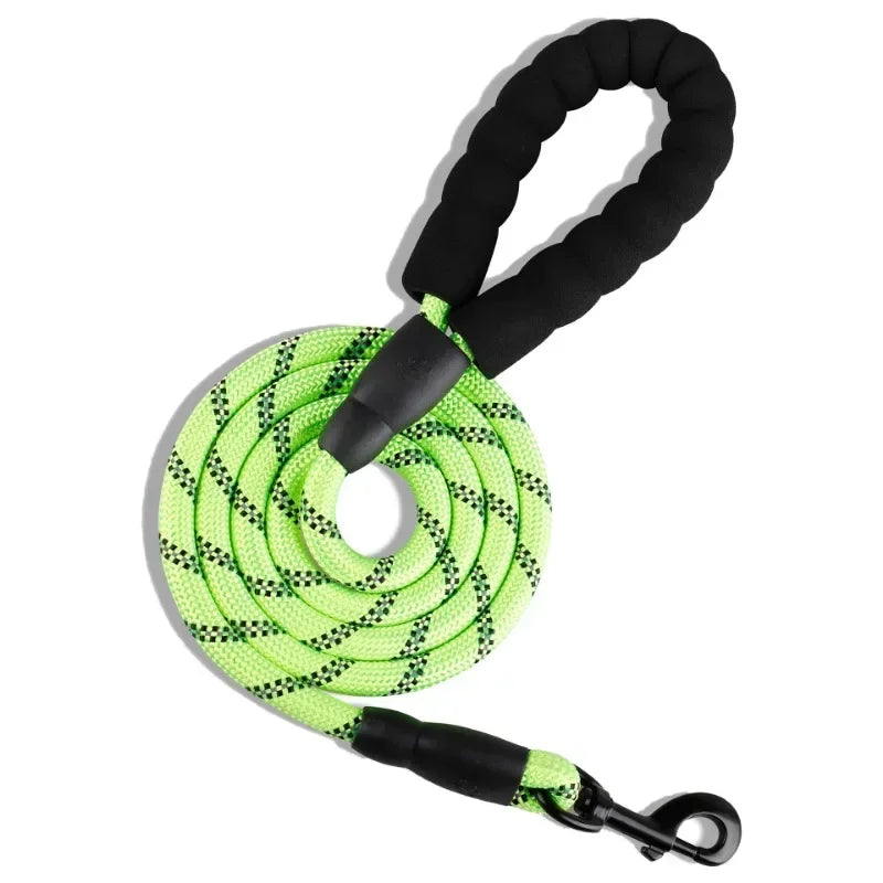Strong Dog Leash Pet Leashes Reflective Leash For Big Small Medium Dog Leash Drag Pull Tow Golden Retriever