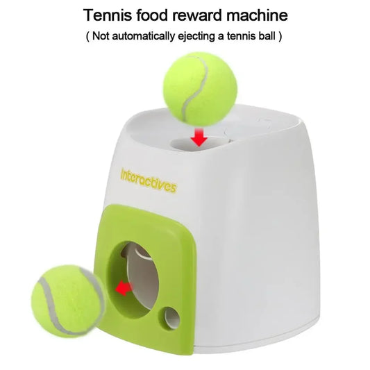 Ball Thrower Training Maching Cats Dogs Toy Interactive with 1pcs Ball Food Reward Machine Smart Feeder Throwing Mmachine Pet Ball Thrower Dog Training