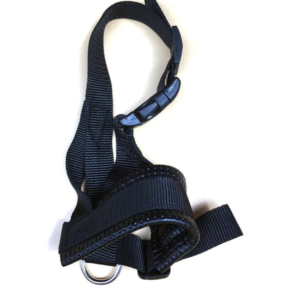 Nylon Safe Anti-biting Adjustable Gentle Anti Barking Dog Muzzle Pet Mouth Mask Collar Muzzle Halter Leash