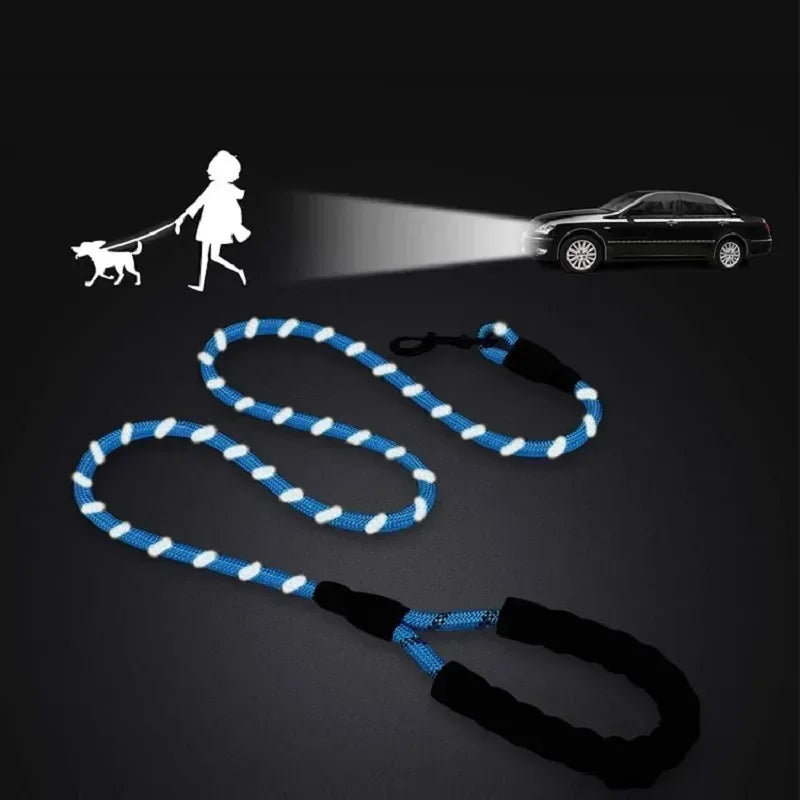 Strong Dog Leash Pet Leashes Reflective Leash For Big Small Medium Dog Leash Drag Pull Tow Golden Retriever