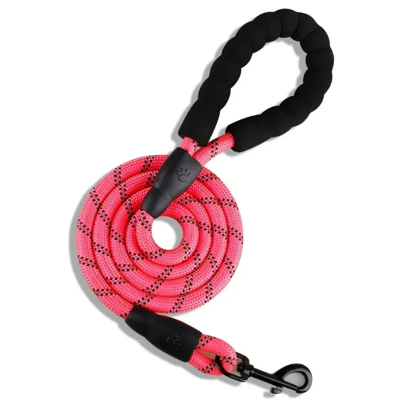 Strong Dog Leash Pet Leashes Reflective Leash For Big Small Medium Dog Leash Drag Pull Tow Golden Retriever